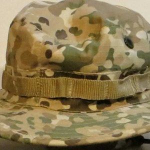 Mil Tec By Sturm Military Grade Camo Hat Loop Band On Crown Drawstring Close Med